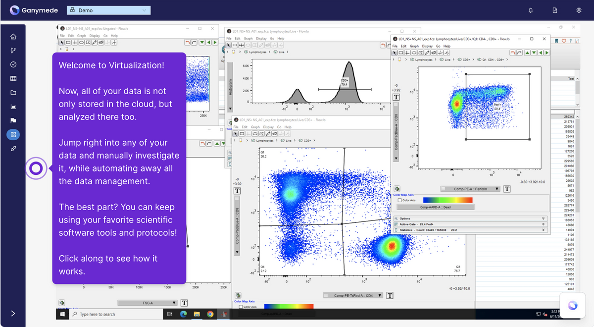 Your favorite scientific analysis. Entirely in the cloud.